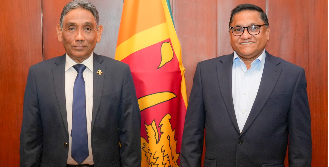 High Commissioner H.E. Masood Imad paid a courtesy call on Hon. Vijitha Herath, Minister of Foreign Affairs, Foreign Employment, and Tourism.